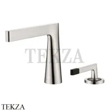 Boheme Duo Смеситель для раковины однорычажный, без гарнитура 161-NB, nickel brush