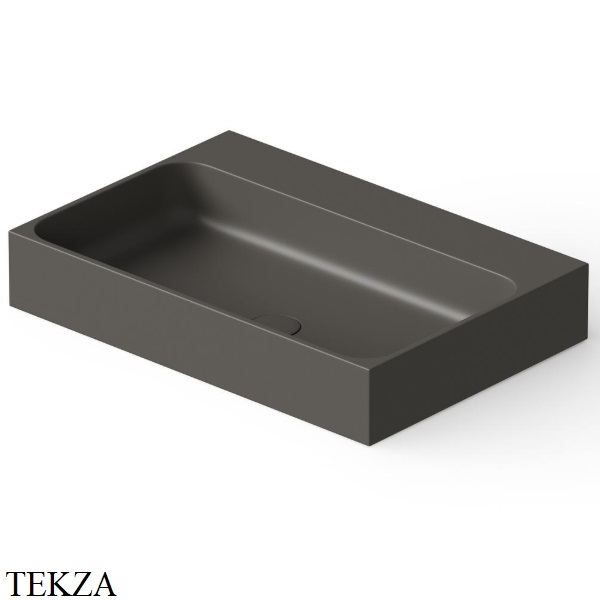 Dea Design Washbasins Раковина настольная квадратная 41х41 Solid Surface DD9083 410 5, Graphite №5