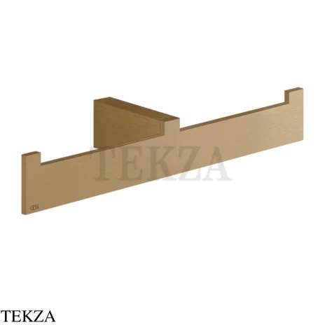 Gessi Rettangolo Полотенцедержатель двойной 20915-791, Deep Bronze Brushed PVD