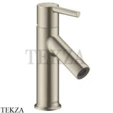Axor Starck 80 Смеситель для раковины, с донным клапаном 10102820, Brushed Nickel