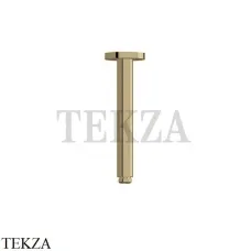 Newform Кронштейн для душа круглый потолочный L=200 27671.59.098, PVD Brushed pale gold