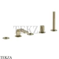 Fantini Venezia Смеситель на борт ванны с изливом (ручка отдельно) FIT, 29P6N565S, Matt British Gold