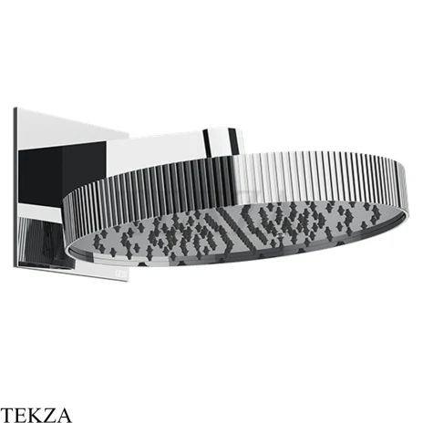 Gessi Incastri Верхняя лейка D30 с кронштейном из стены 75149-031, хром глянец
