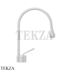 Gessi Goccia Смеситель для раковины, без сливного гарнитура 33601-279, белый матовый