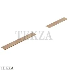 Gessi Shower G Drains Боковая крышка 80см для сливной фитинга, 67055-726, Warm Bronze Br. PVD