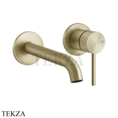 Gessi 316 FLESSA Смеситель для раковины, внешняя часть, 11-14 см 54083-727, Brushed Brass PVD