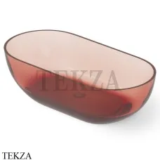 Dea Design Shadow Ванна отдельностоящая овальная 155x77 Glasstech DD8619 1550 R5, Pomegranate R5