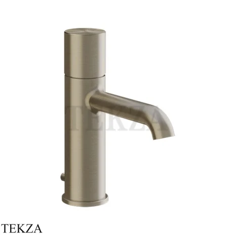 Gessi Habito UNITO Смеситель для раковины, с донным клапаном 70001-149, Finox Brushed Nickel