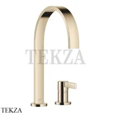 Dornbracht MEM Смеситель для кухни с отдельными розетками 32815682-47, Champagne (22kt Gold)