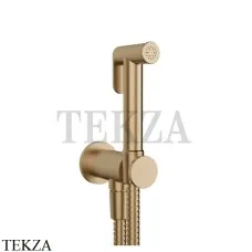 Gessi Гигиенический душ с выводом воды и держателем 14331-726, Warm Bronze Br