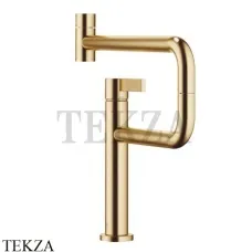 Dornbracht PIVOT Смеситель для кухни поворотный 33845875-28, латунь сатин Brushed