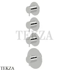 Newform XT Термостат для душа на 3 потока, внешняя часть, 67600E.M0.070, Titanium satin