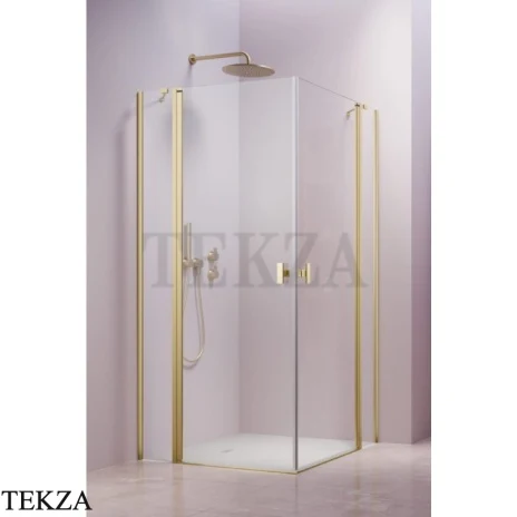 Radaway Nes KDD II Душевая дверь 100 см, правая R часть уголка, 10031100-98-01R, брашированное светлое золото