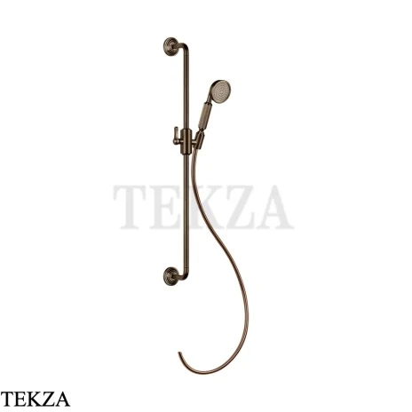 Gessi VENTI20 Штанга в комплекте с душевой лейкой, шланг 65144-761, Coffee Bronze Br. PVD