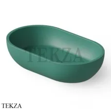 Dea Design Washbasins Раковина настольная овальная Solid Surface DD9033 550 10, Green №10