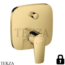 Hansgrohe Talis E Смеситель для душа с защитной комбинацией, внешняя часть 71474990, золото глянец Hansgrohe Talis E Смеситель для душа с защитной комбинацией, внешняя часть 71474990, золото глянец