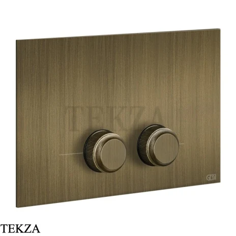 Gessi VENTI20 Клавиша смыва для Geberit Sigma 8 и Sigma 12 54651-713, Antique Brass