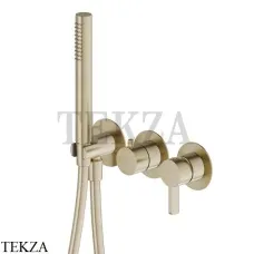 Newform Blink Chic Смеситель для душа SET, 2 потока, внешняя часть 71068E.59.098, PVD Br. Pale Gold