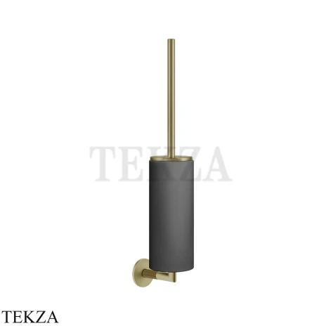 Gessi INGRANAGGIO Туалетный ершик настенный черный 63820-727, Brushed Brass PVD