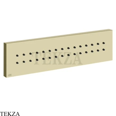 Gessi Rettangolo shower BODY JETS Боковая форсунка 32975-710, Brass PVD