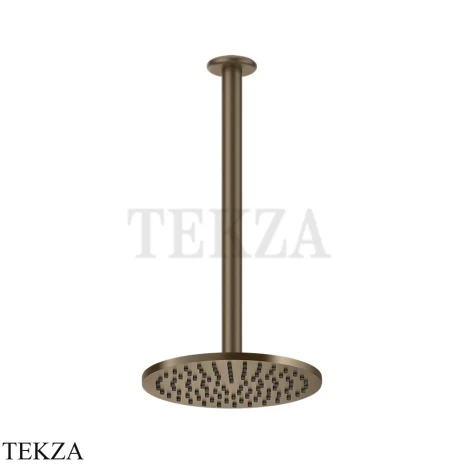 Gessi Goccia Верхний душ с потолочным кронштейном под размер 33664-761, Coffee Bronze Br. PVD