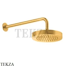 Gessi INCISO SHOWER Верхняя душевая лейка с кронштейном 58185-246, Gold PVD Gessi INCISO SHOWER Верхняя душевая лейка с кронштейном 58185-246, Gold PVD