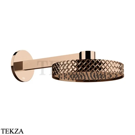 Gessi Pelle Tresse Верхняя лейка с кронштейном D30,5 см, 78149-030, Copper PVD