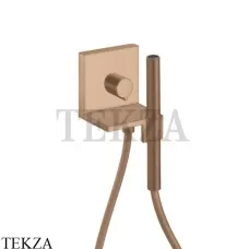 Axor Starck ShowerCollection Модуль ручного душа 2jet с вентилем, внешняя часть 10651310, Brushed Red Gold
