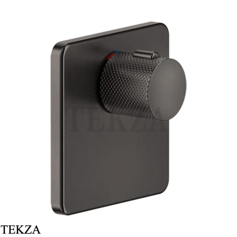 Gessi INCISO WELLNESS Термостатический смеситель, внешняя часть 58254-707, Black Metal Brushed PVD