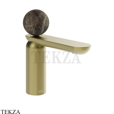 Gessi Perle Смеситель для раковины, с донным клапаном 74151-727, шампань Brushed
