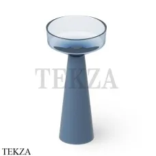 Dea Design Pedestal Basin Раковина напольная Glasstech DD2018 425 R7, Royal Blue R7