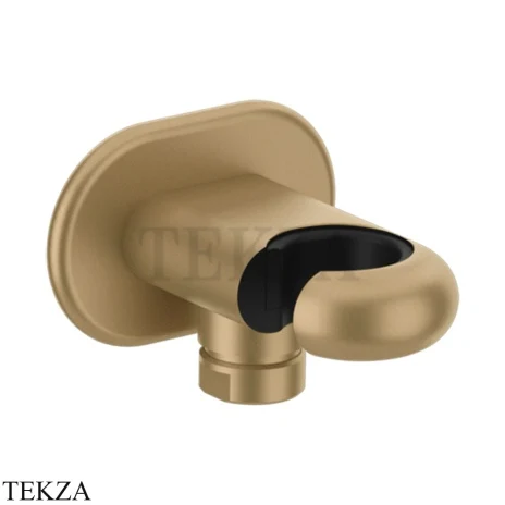 Gessi Goccia Держатель для душевой лейки с выводом 33761-726, Warm Bronze Br. PVD
