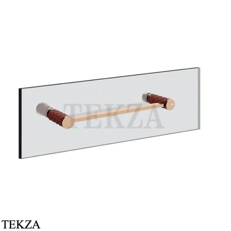 Gessi Pelle Tresse Полотенцедержатель для крепления на стекло, 30 см 78711-444, Red Cherry/ Copper PVD