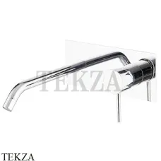 FIMA Carlo Frattini Spillo UP Смеситель для раковины на планке, внешняя часть F3051LX5BS, белый матовый