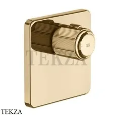 Gessi VENTI20 Термостат для душа, внешняя часть 65316-735, Warm Bronze PVD