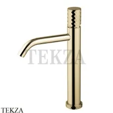 FIMA Carlo Frattini Spillo TECH X Смеситель для раковины, с донным клапаном F3031TLXSXHL, Champagne