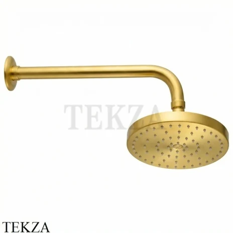 Nicolazzi Tondo 20 Верхняя душевая лейка с кронштейном 5704SG20, Satin Gold