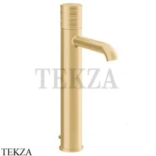 Gessi Habito TRAME Смеситель для раковины высокий, с донным клапаном 70303-710, Brass PVD