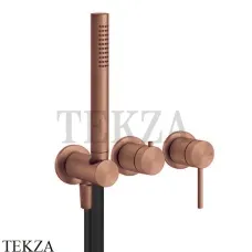 Gessi 316 SHOWER Смеситель для душа, внешняя часть 54039-708, Copper Brushed