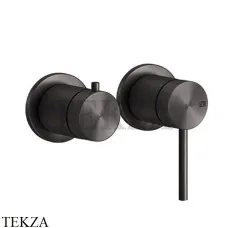 Gessi 316 SHOWER Смеситель для душа с переключателем, внешняя часть 54077-707, Black Metal Brushed Gessi 316 SHOWER Смеситель для душа с переключателем, внешняя часть 54077-707, Black Metal Brushed