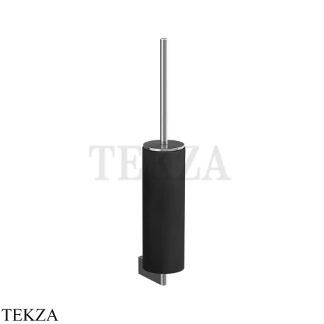 Gessi Origini Туалетный ершик настенный, черный 66420-031, хром глянец