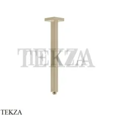 Newform Кронштейн для душа квадрат потолочный L=200 28153.59.098, PVD Br. Pale Gold