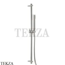FIMA Carlo Frattini WELLNESS Душевая штанга, ручной душ латунь F2150SN, Brushed nickel