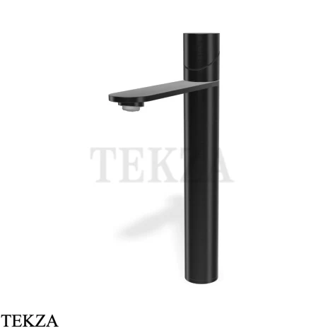 FIMA Carlo Frattini Slide Смеситель для раковины высокий, с донным клапаном F5801/HCS, black хром Brush