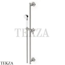 Zucchetti Agora Classic Штанга с ручной лейкой, керамика Z93108.C8, nickel глянец