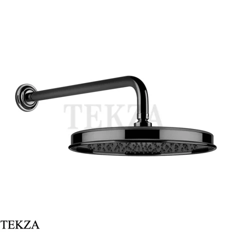 Gessi VENTI20 Верхний душ 300 с настенным креплением 65149-706, Black Metal PVD