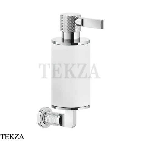 Gessi INCISO accessories Дозатор для жидкого мыла или лосьона, белый 58513-031, хром глянец