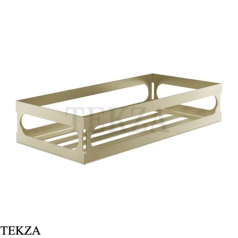 Gessi RILIEVO Полка-решетка в душевую зону 59549-727, Brushed Brass PVD
