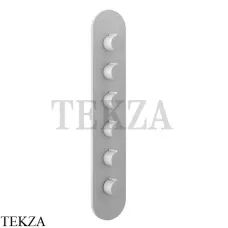 Gessi Ingranaggio-Anello Термостат для душа, 5 потоков, внешняя часть 43070-279, белый матовый