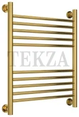 Сунержа Богема+ прямая 600х500 полотенцесушитель водяной 03-0220-6050, Золото глянец